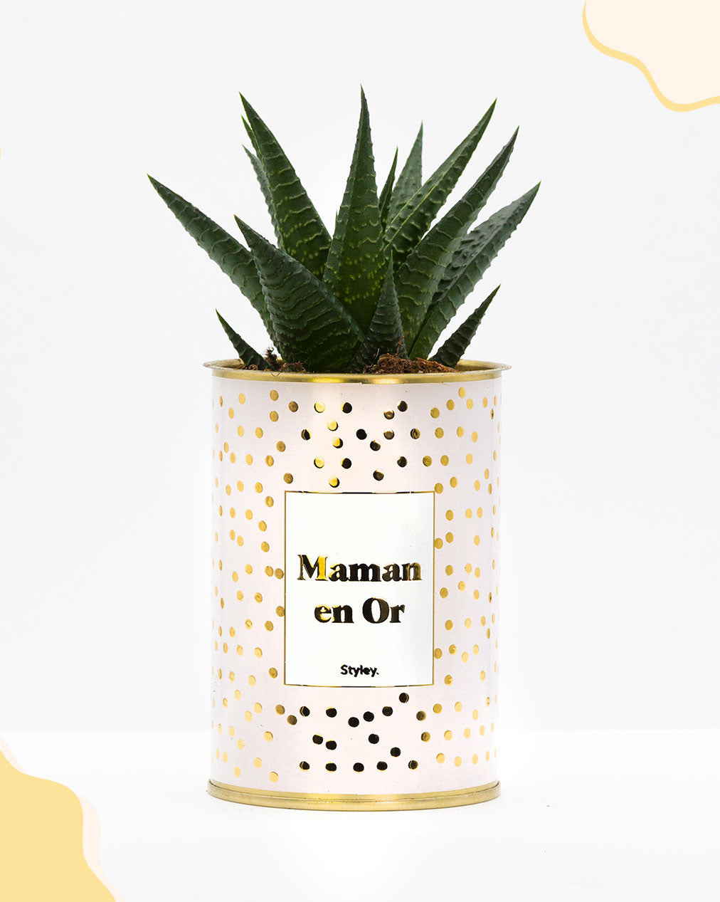 Maman en Or - Cactus - Finition doré