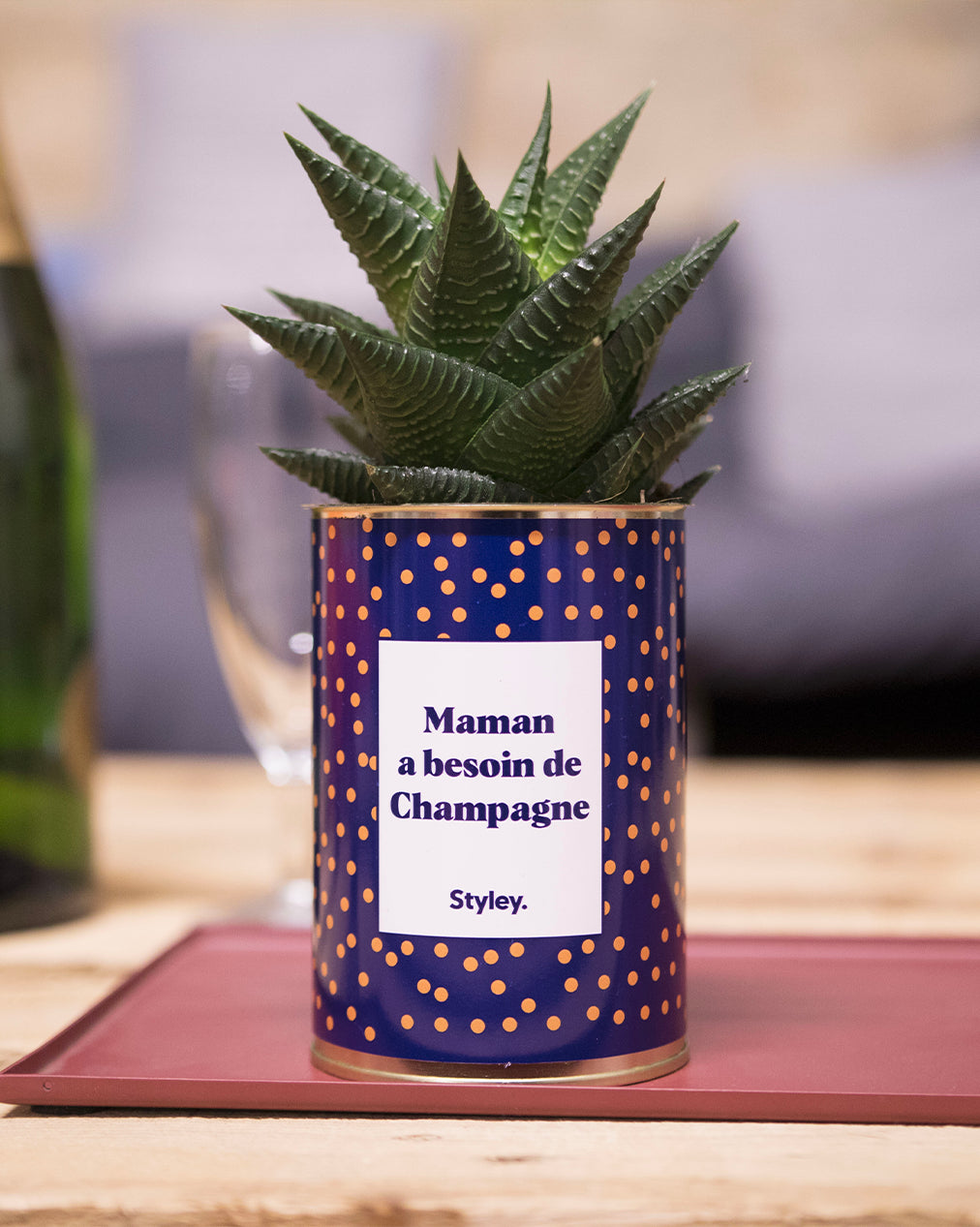 Maman a besoin de champagne - Cactus