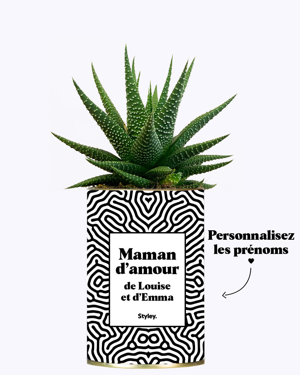 Maman d'amour personnalisable - Cactus