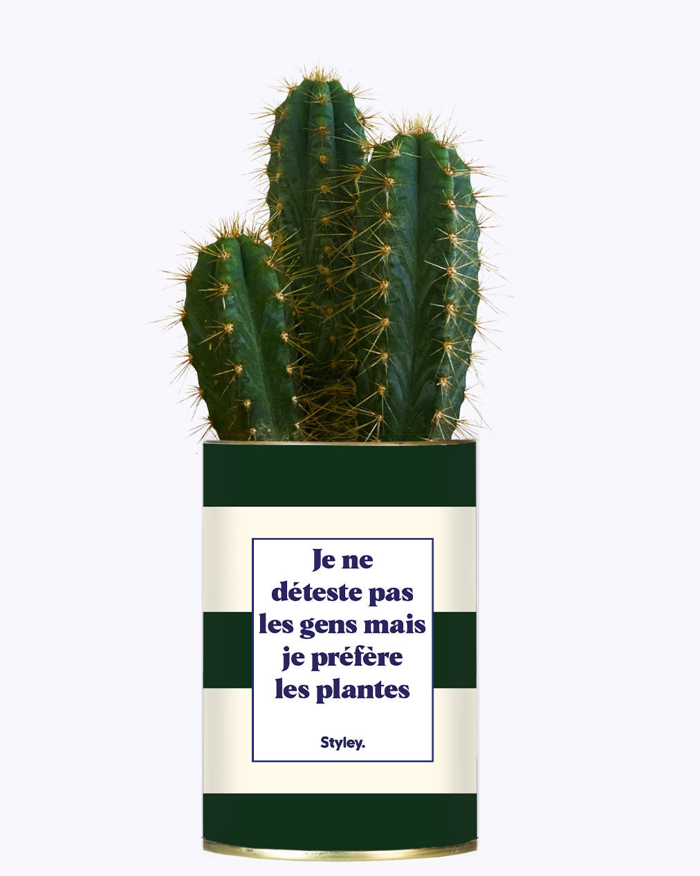 Je ne déteste pas les gens mais je préfère les plantes - Cactus