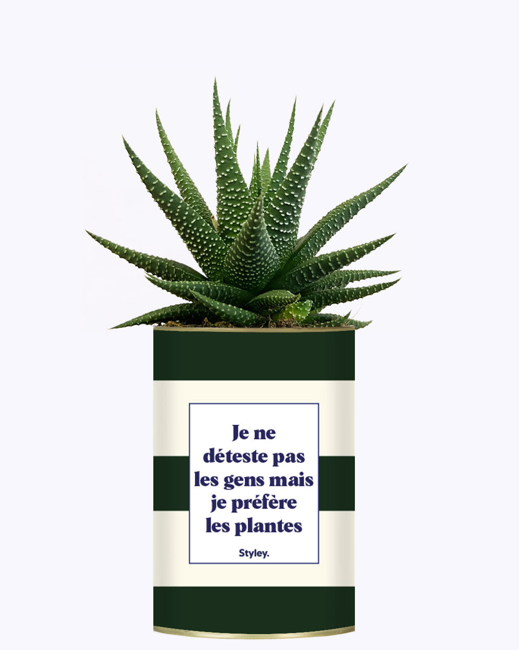 Je ne déteste pas les gens mais je préfère les plantes - Cactus