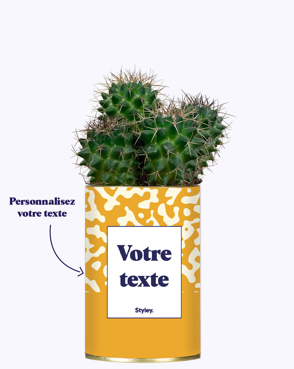 Pattern jaune - Plante personnalisable