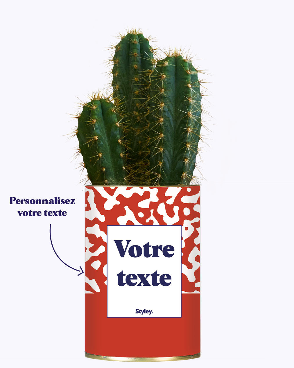 Pattern rouge - Plante personnalisable
