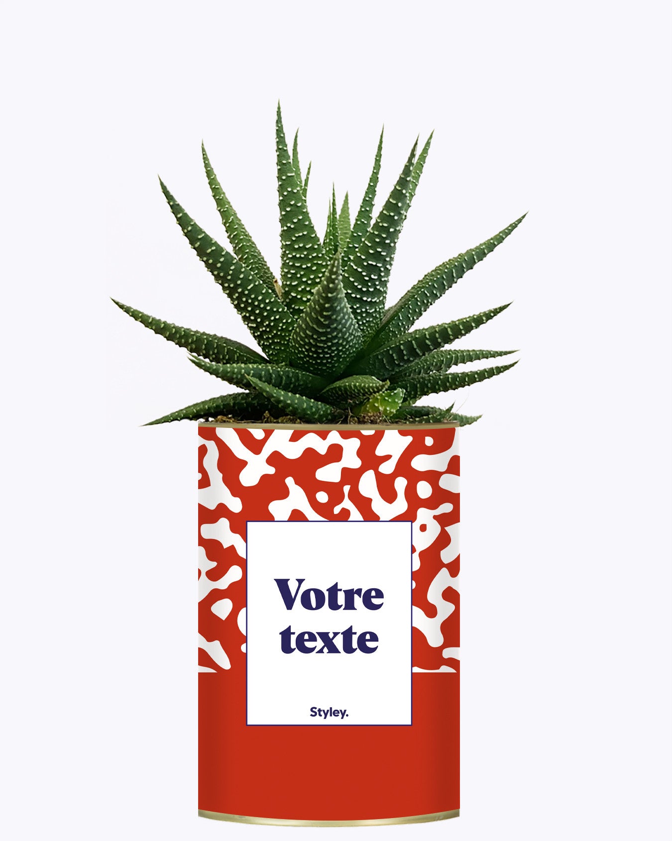 Pattern rouge - Plante personnalisable