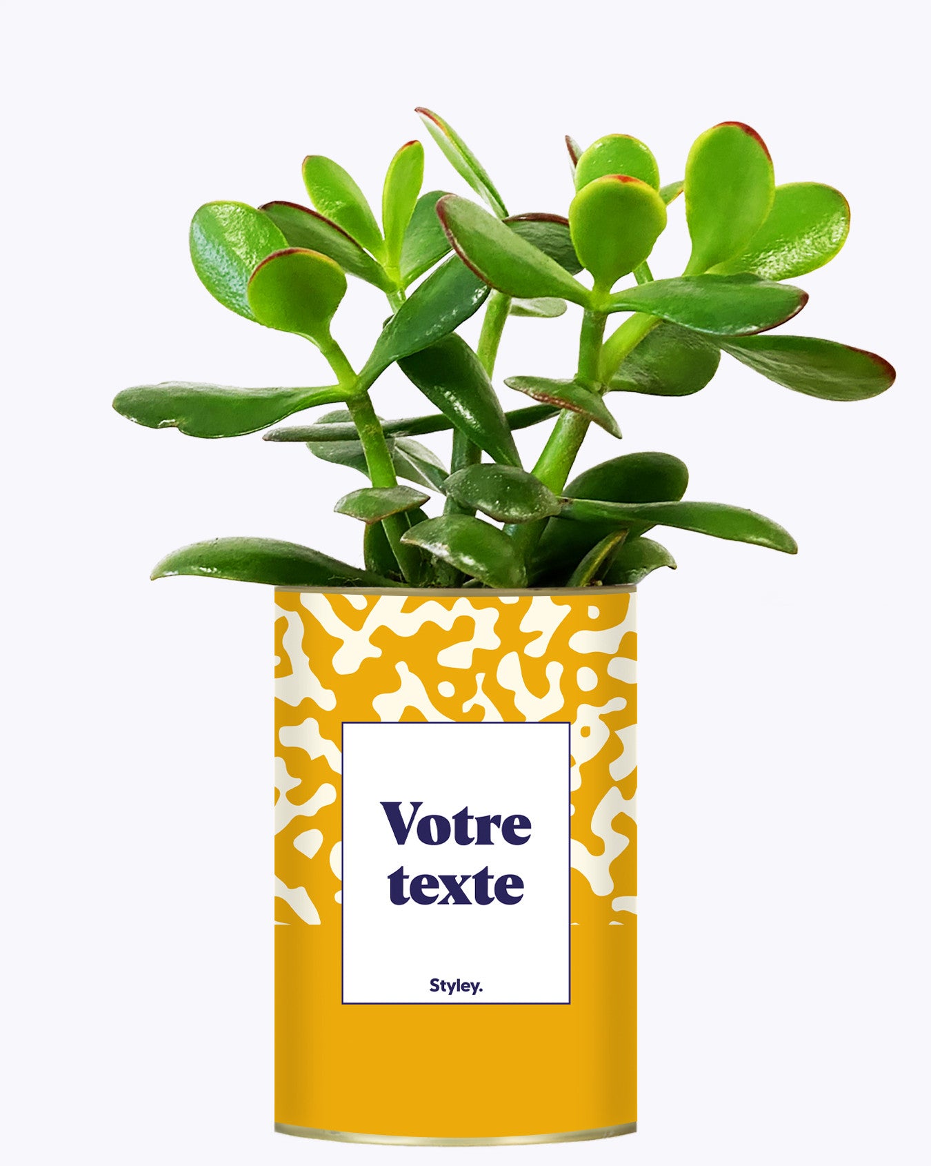 Pattern jaune - Plante personnalisable