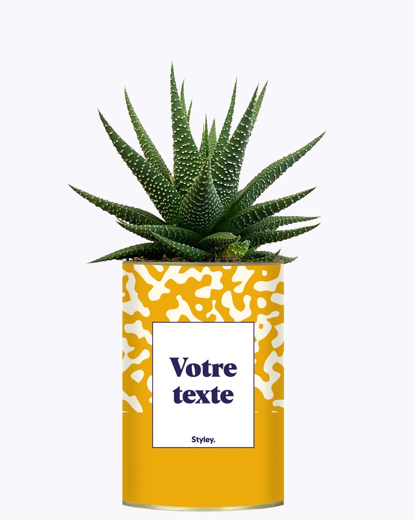 Pattern jaune - Plante personnalisable