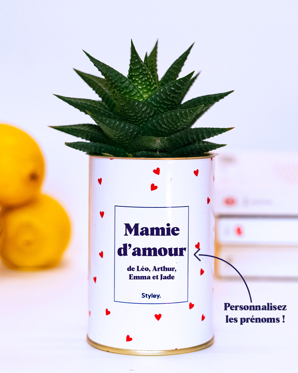 Mamie d'amour personnalisable - Cactus