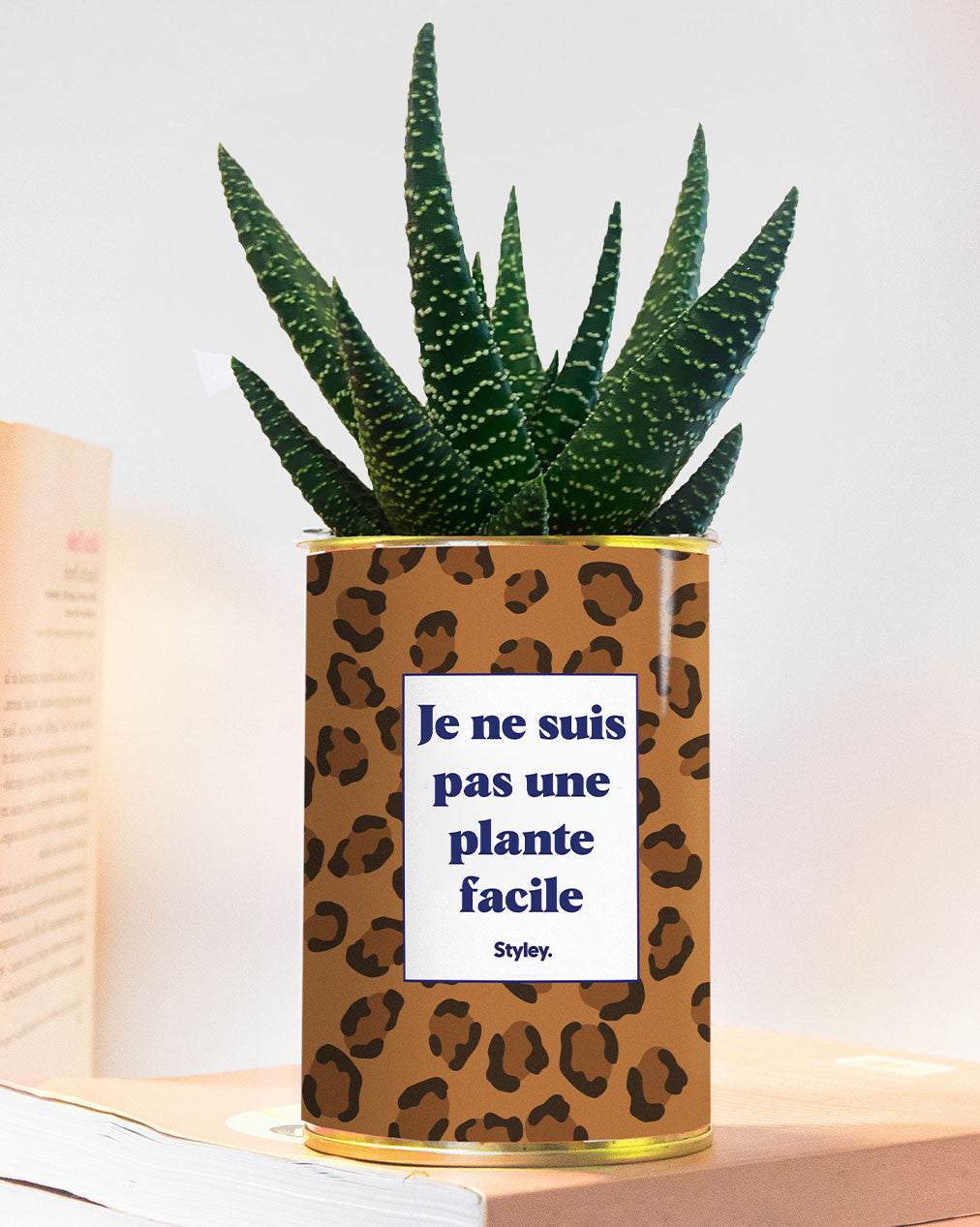 Je ne suis pas une plante facile - thème Léopard - Plante grasse
