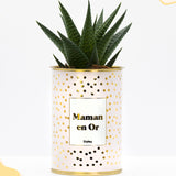 Maman en Or - Cactus - Finition doré