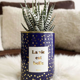 La vie est belle - Cactus - Finitions Gold