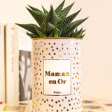 Maman en Or - Cactus - Finition doré