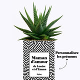 Maman d'amour personnalisable - Cactus