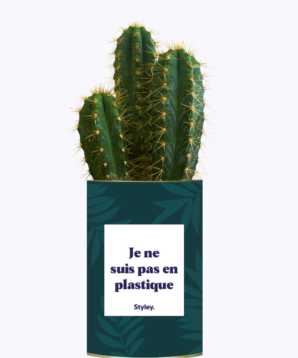 Je ne suis pas en plastique - Cactus