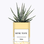 Adjectif personnalisable jaune - Cactus