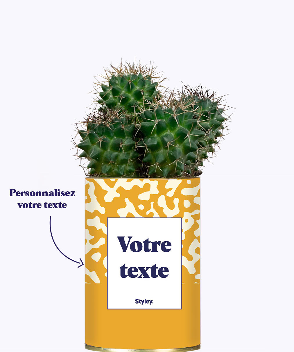 Pattern jaune - Plante personnalisable