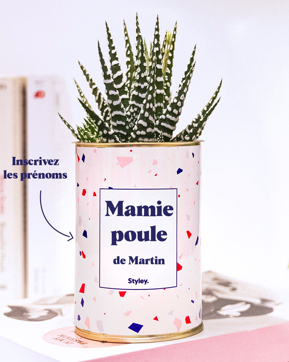 Mamie poule personnalisable  - Cactus