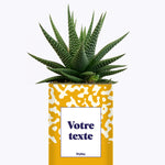 Pattern jaune - Plante personnalisable