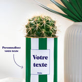 Rayures Vertes - Plante personnalisable