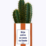 Si je crève ce sera ta faute - Plante
