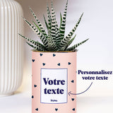 Coeurs poudrés - Personnalisable